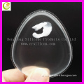 100% Pure medical grade clear colors water drop cosmetic beauty silicone puff sponge